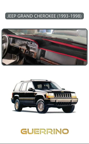 NEYA  JEEP GRAND CHEROKEE 1993-1998TORPİDO KORUMA HALISI GRİ KENAR ürün görseli 1