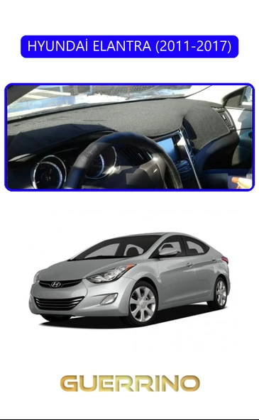 NEYA  HYUNDAİ ELANTRA 2011-2017TORPİDO KORUMA HALISI MAVİ KENAR ürün görseli 1