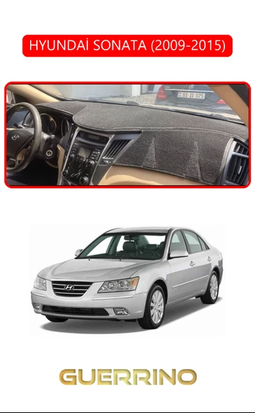 NEYA  HYUNDAİ SONATA 2009-2015TORPİDO KORUMA HALISI KIRMIZI KENAR ürün görseli 1
