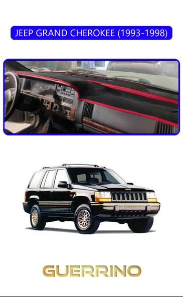 NEYA  JEEP GRAND CHEROKEE 1993-1998TORPİDO KORUMA HALISI MAVİ KENAR ürün görseli 1