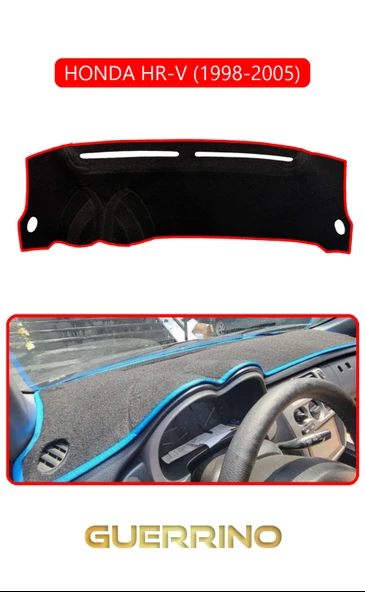 NEYA  HONDA HR-V 1998-2005TORPİDO KORUMA HALISI KIRMIZI KENAR ürün görseli 1