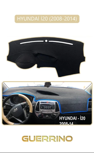 NEYA  HYUNDAİ İ20 2008-2014TORPİDO KORUMA HALISI BEJ KENAR ürün görseli 1
