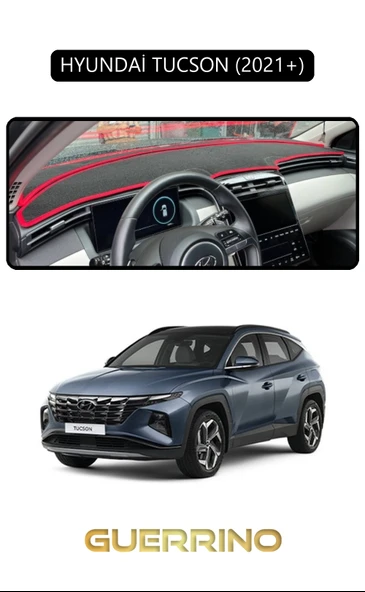 NEYA  HYUNDAİ TUCSON 2021+TORPİDO KORUMA HALISI SİYAH KENAR ürün görseli 1