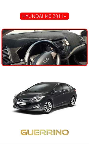 NEYA  HYUNDAİ İ40 2011+ (i30 )TORPİDO KORUMA HALISI KIRMIZI KENAR ürün görseli 1