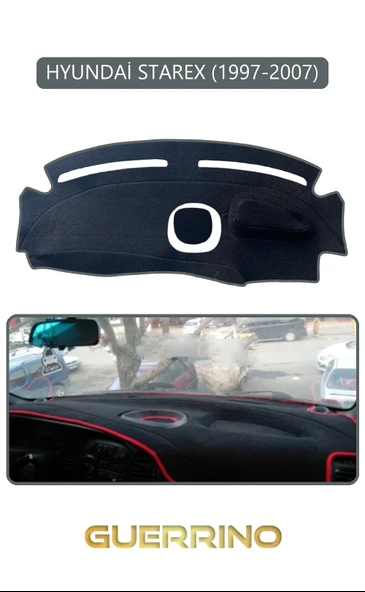 NEYA  HYUNDAİ STAREX 1997-2007TORPİDO KORUMA HALISI SİYAH KENAR ürün görseli 1