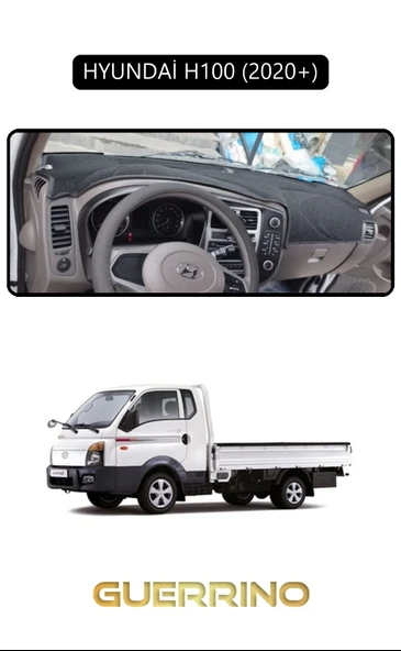 NEYA  HYUNDAİ H100 2020+TORPİDO KORUMA HALISI SİYAH KENAR ürün görseli 1