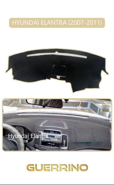 NEYA  HYUNDAİ ELANTRA 2007-2011TORPİDO KORUMA HALISI BEJ KENAR ürün görseli 1