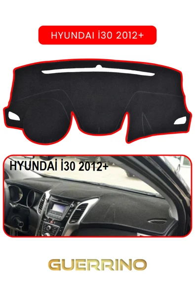 NEYA  HYUNDAİ İ30 2012+TORPİDO KORUMA HALISI KIRMIZI KENAR ürün görseli 1