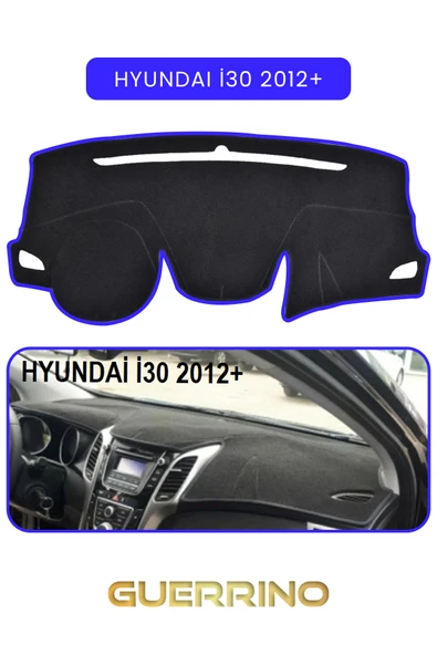 NEYA  HYUNDAİ İ30 2012+TORPİDO KORUMA HALISI MAVİ KENAR ürün görseli 1