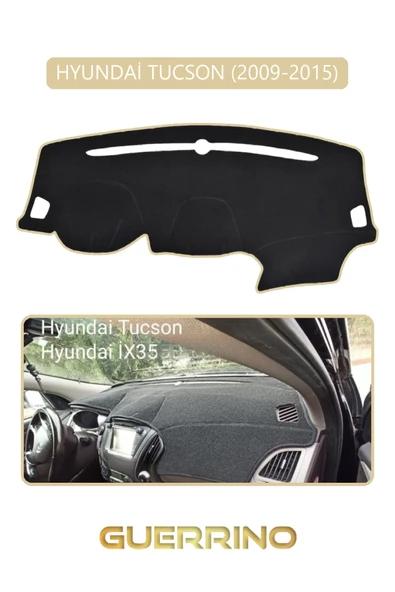 NEYA  HYUNDAİ TUCSON 2009-2015TORPİDO KORUMA HALISI BEJ KENAR ürün görseli 1