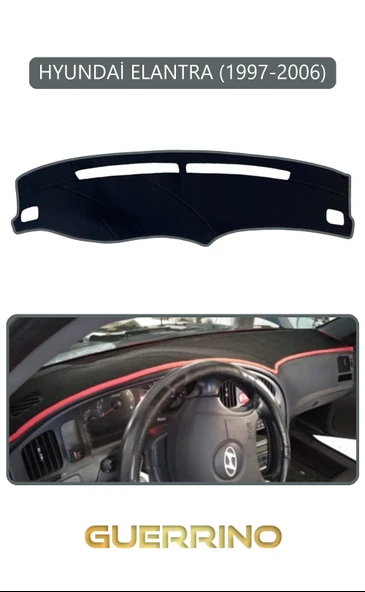 NEYA  HYUNDAİ ELANTRA 1997-2006TORPİDO KORUMA HALISI GRİ KENAR ürün görseli 1