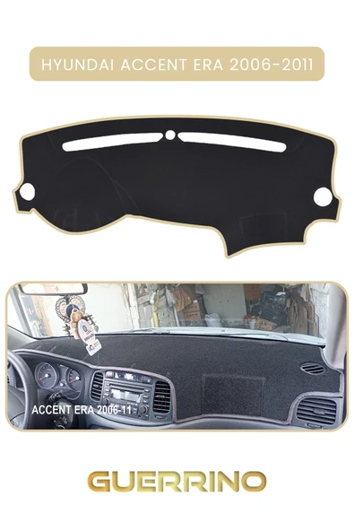 NEYA  HYUNDAİ ACCENT ERA 2006-2011TORPİDO KORUMA HALISI BEJ KENAR ürün görseli 1