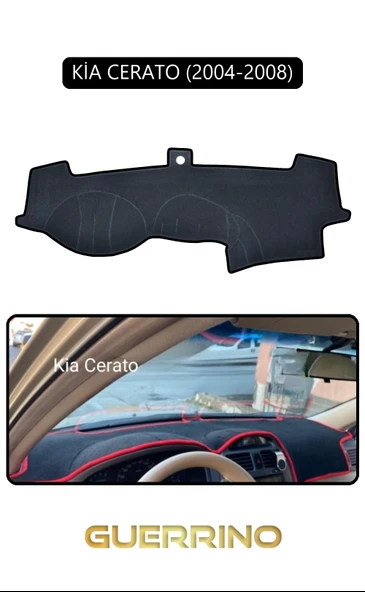NEYA  KİA CERATO 2004-2008TORPİDO KORUMA HALISI SİYAH KENAR ürün görseli 1