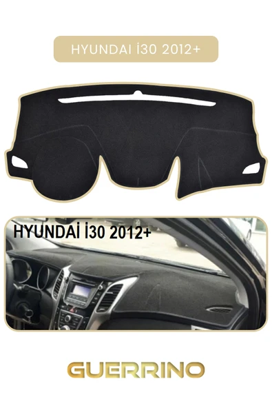 NEYA  HYUNDAİ İ30 2012+TORPİDO KORUMA HALISI BEJ KENAR ürün görseli 1