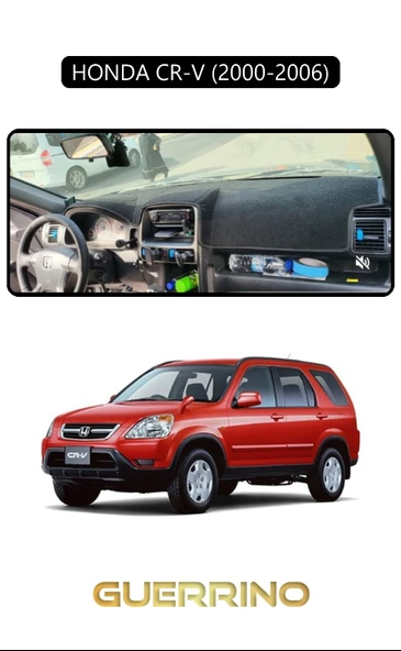 NEYA  HONDA CR-V 2000-2006TORPİDO KORUMA HALISI SİYAH KENAR ürün görseli 1