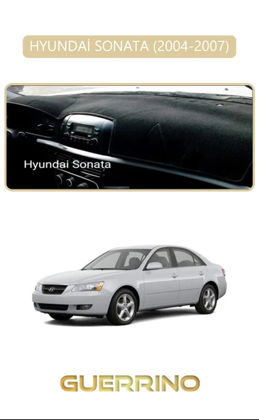 NEYA  HYUNDAİ SONATA 2004-2007TORPİDO KORUMA HALISI BEJ KENAR ürün görseli 1