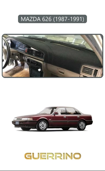NEYA  MAZDA 626 1987-1991TORPİDO KORUMA HALISI GRİ KENAR ürün görseli 1