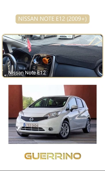 NEYA  NİSSAN NOTE E12 2009+TORPİDO KORUMA HALISI BEJ KENAR ürün görseli 1