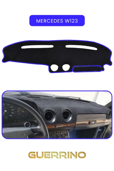 NEYA  MERCEDES W123TORPİDO KORUMA HALISI MAVİ KENAR ürün görseli 1