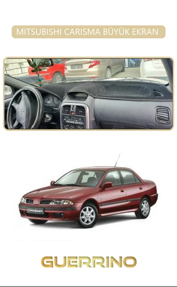 NEYA  MITSUBISHI CARISMA BÜYÜK EKRAN TORPİDO KORUMA HALISI BEJ KENAR ürün görseli 1