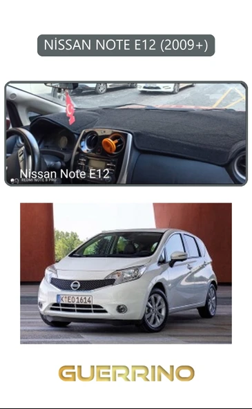 NEYA  NİSSAN NOTE E12 2009+TORPİDO KORUMA HALISI GRİ KENAR ürün görseli 1