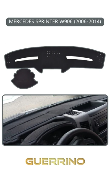 NEYA  MERCEDES SPRİNTER W906 2006-2014TORPİDO KORUMA HALISI GRİ KENAR ürün görseli 1