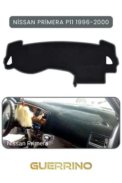 NEYA  NİSSAN PRİMERA P11 1996-2000TORPİDO KORUMA HALISI GRİ KENAR ürün görseli 1