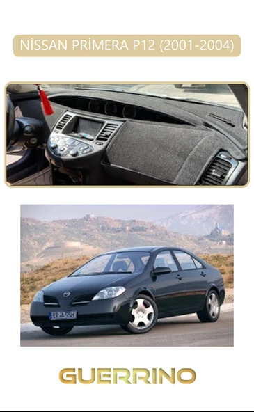NEYA  NİSSAN PRİMERA P12 2001-2004TORPİDO KORUMA HALISI BEJ KENAR ürün görseli 1