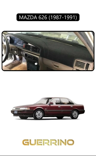 NEYA  MAZDA 626 1987-1991TORPİDO KORUMA HALISI SİYAH KENAR ürün görseli 1
