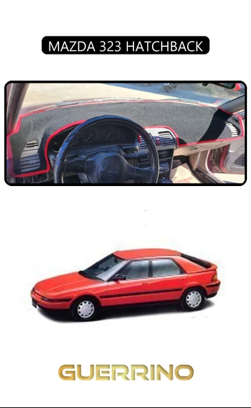 NEYA  MAZDA 323 HATCHBACKTORPİDO KORUMA HALISI SİYAH KENAR ürün görseli 1