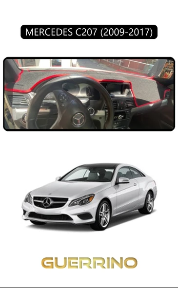NEYA  MERCEDES C207 2009-2017TORPİDO KORUMA HALISI SİYAH KENAR ürün görseli 1