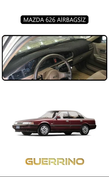 NEYA  MAZDA 626 AİRBAGSİZTORPİDO KORUMA HALISI SİYAH KENAR ürün görseli 1