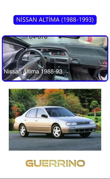 NEYA  NİSSAN ALTİMA 1988-1993TORPİDO KORUMA HALISI MAVİ KENAR ürün görseli 1