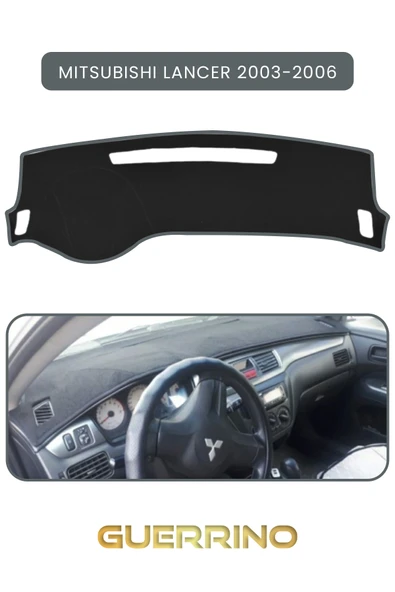 NEYA  MITSUBISHI LANCER 2003-2006TORPİDO KORUMA HALISI GRİ KENAR ürün görseli 1