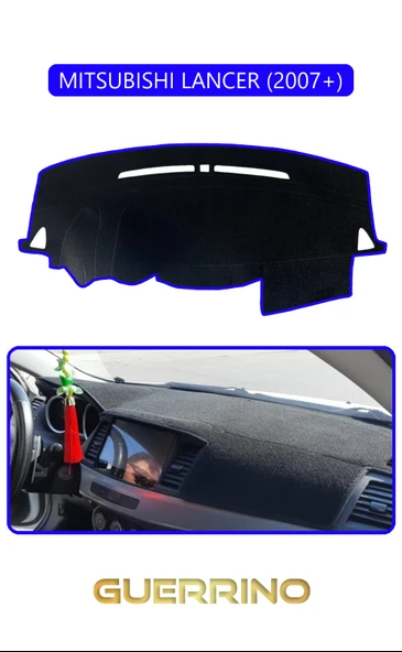 NEYA  MITSUBISHI LANCER 2007+TORPİDO KORUMA HALISI MAVİ KENAR ürün görseli 1