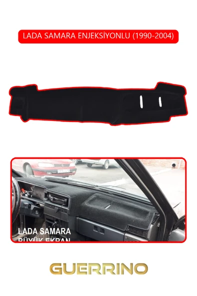 NEYA  LADA SAMARA ENJEKSİYONLU 1990-2004TORPİDO KORUMA HALISI KIRMIZI KENAR ürün görseli 1