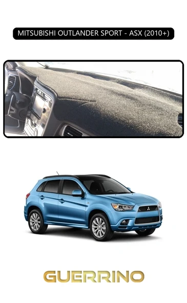 NEYA  MITSUBISHI OUTLANDER SPORT/ASX 2010+TORPİDO KORUMA HALISI SİYAH KENAR ürün görseli 1