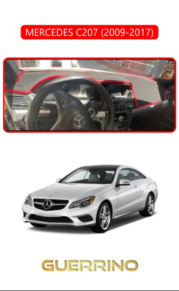 NEYA  MERCEDES C207 2009-2017TORPİDO KORUMA HALISI KIRMIZI KENAR ürün görseli 1