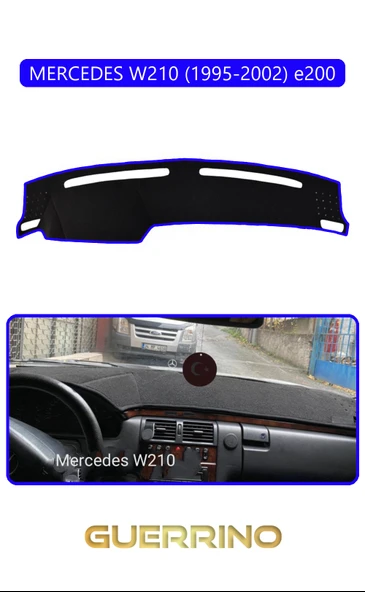 NEYA  MERCEDES W210 1995-2002 e200TORPİDO KORUMA HALISI MAVİ KENAR ürün görseli 1