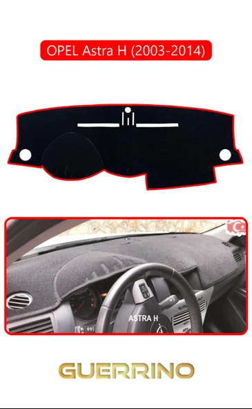 NEYA  OPEL Astra H (2003-2014)TORPİDO KORUMA HALISI KIRMIZI KENAR ürün görseli 1