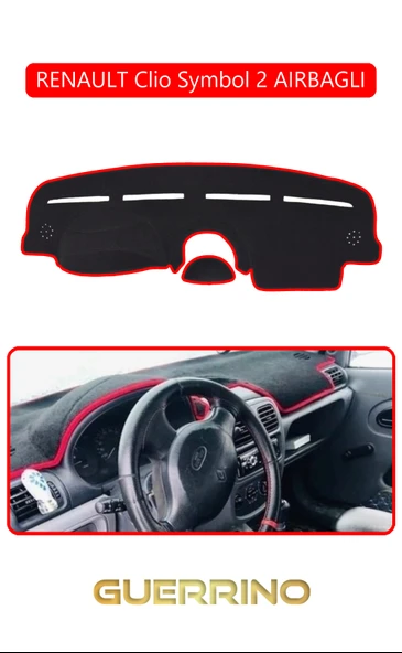 NEYA  RENAULT Clio Symbol 2 AIRBAGLITORPİDO KORUMA HALISI KIRMIZI KENAR ürün görseli 1
