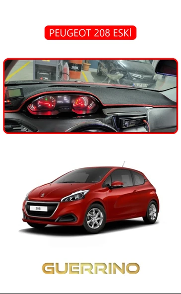 NEYA  PEUGEOT 208 ESKİTORPİDO KORUMA HALISI KIRMIZI KENAR ürün görseli 1