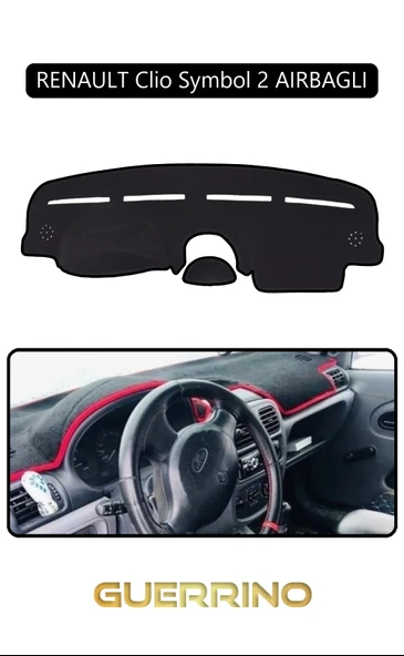 NEYA  RENAULT Clio Symbol 2 AIRBAGLITORPİDO KORUMA HALISI SİYAH KENAR ürün görseli 1