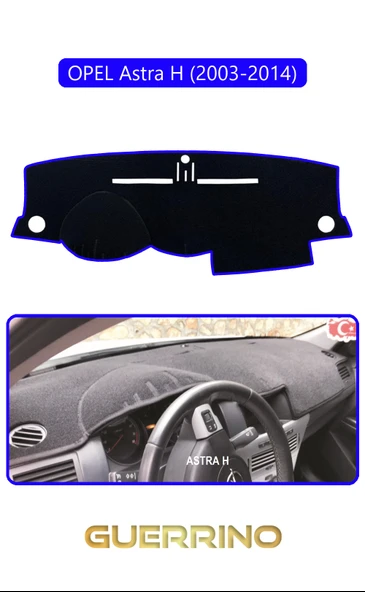 NEYA  OPEL Astra H (2003-2014)TORPİDO KORUMA HALISI MAVİ KENAR ürün görseli 1