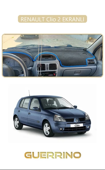NEYA  RENAULT Clio 2 EKRANLITORPİDO KORUMA HALISI BEJ KENAR ürün görseli 1