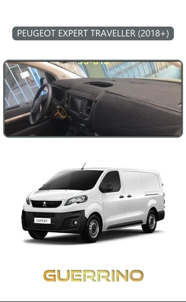 NEYA  PEUGEOT EXPERT TRAVELLER 2018+TORPİDO KORUMA HALISI GRİ KENAR ürün görseli 1