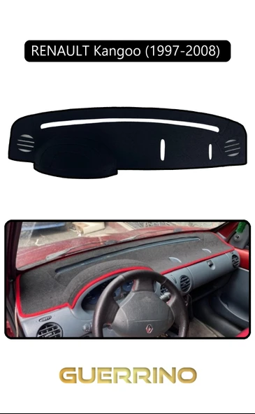 NEYA  RENAULT Kangoo (1997-2008) TORPİDO KORUMA HALISI SİYAH KENAR ürün görseli 1