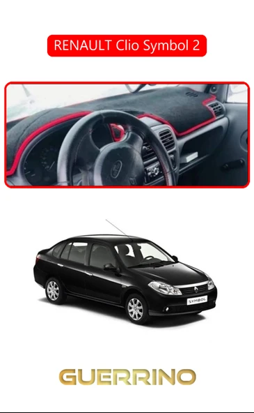 NEYA  RENAULT Clio Symbol 2TORPİDO KORUMA HALISI KIRMIZI KENAR ürün görseli 1