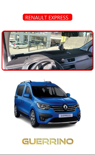 NEYA  RENAULT EXPRESS TORPİDO KORUMA HALISI KIRMIZI KENAR ürün görseli 1