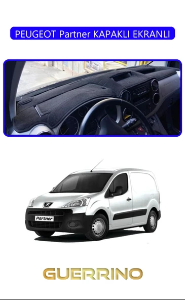 NEYA  PEUGEOT Partner KAPAKLI EKRANLITORPİDO KORUMA HALISI MAVİ KENAR ürün görseli 1